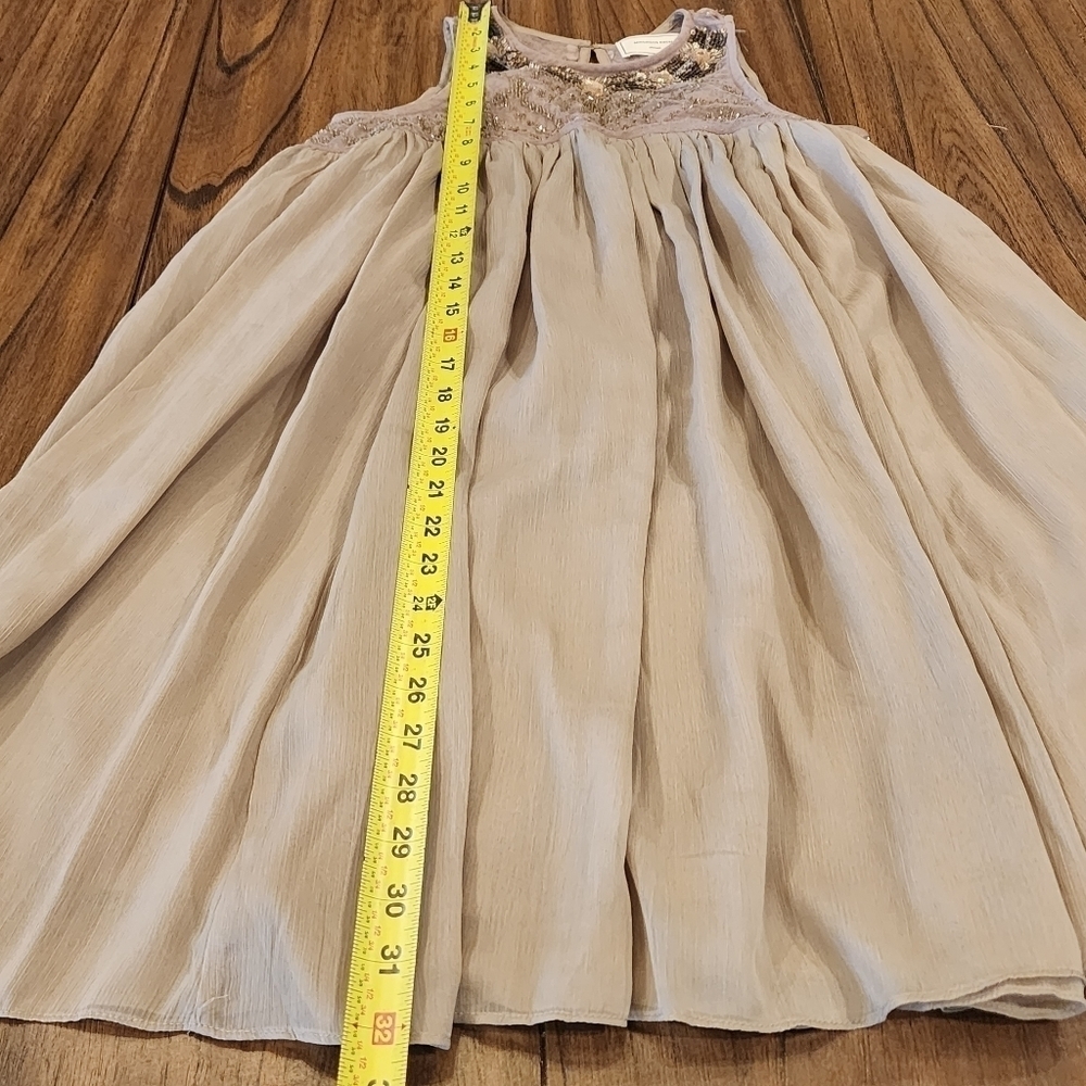 Anthropologie Moulinette Soeurs Sonora Trapeze halter Chiffon Flowy Mini Dress 0 - Picture 14 of 14